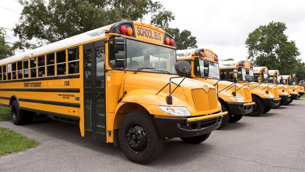 FirstGroup school bus in US