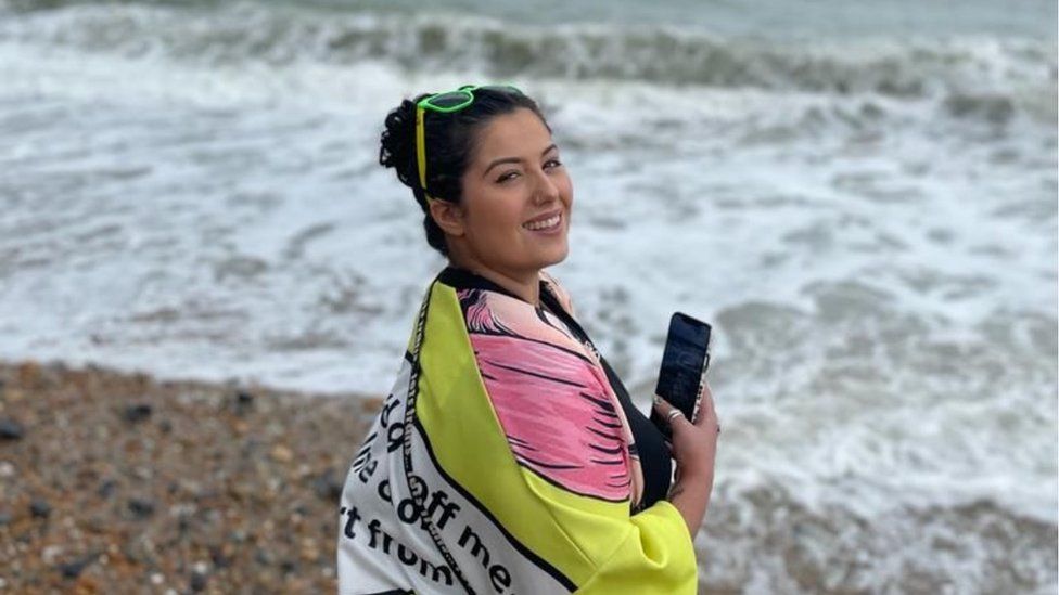 Lauren by the beach