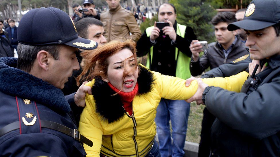 Azeri police arrest opposition activist, 2015 file pic