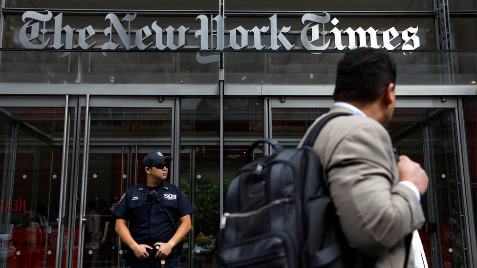 New York Times office