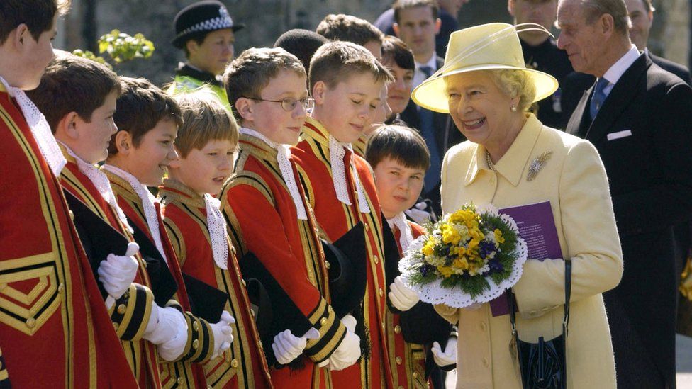 Queen at Canterbury Cathedral