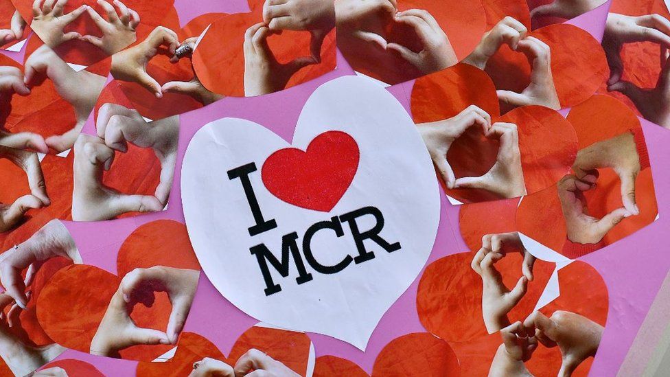 I Love Manchester sign