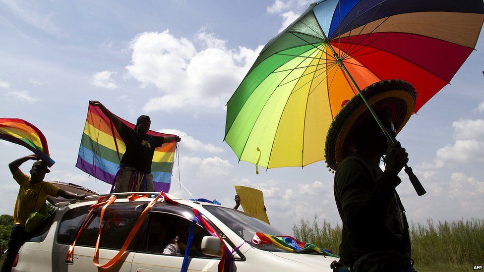 Gay rights march in Mozambique
