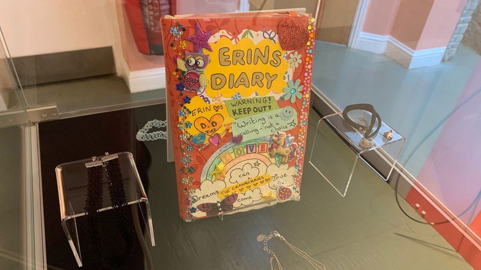 erin's diary in derry girls exhibition