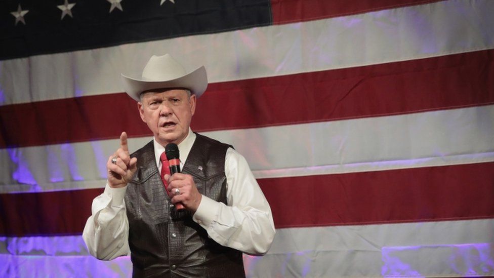 Roy Moore, the former Republican senate candidate in Alabama