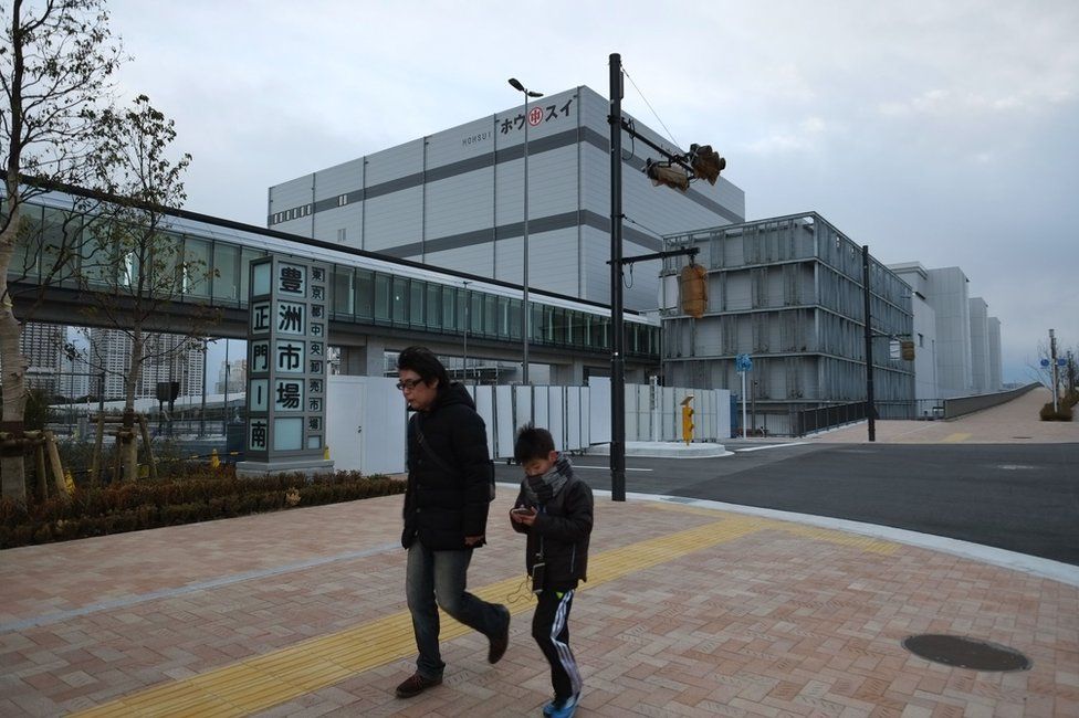 A view of the new facility of the Fish Wholesale Market in Tokyo's Toyosu area on 14 January 2017