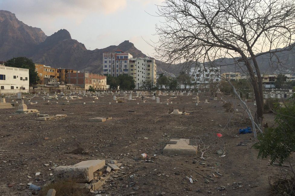 The Maala cemetery in Yemen is full of broken and dilapidated stones