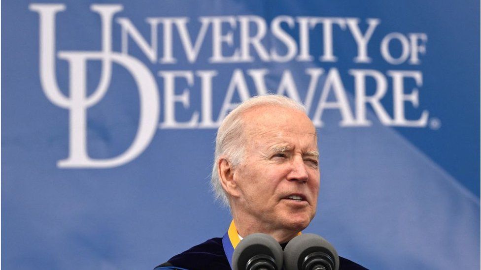 Biden at the University of Delaware