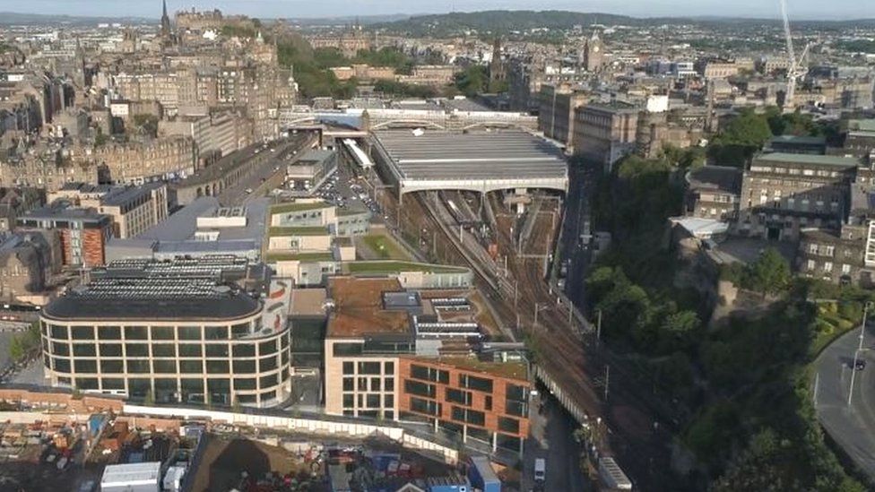 The hub sits in the heart of the city close to Waverley Station