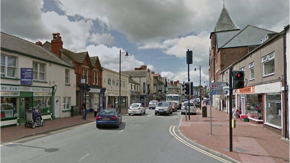 Woman dies after Abergele multi vehicle crash - BBC News