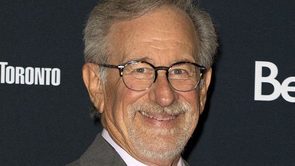 Steven Spielberg on the red carpet at the Toronto International Film Festival