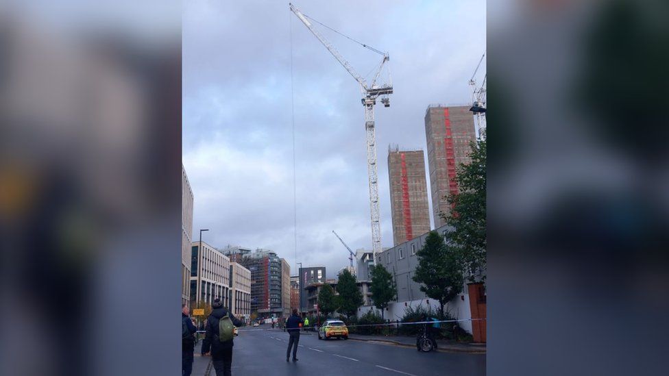 Crane in Leeds