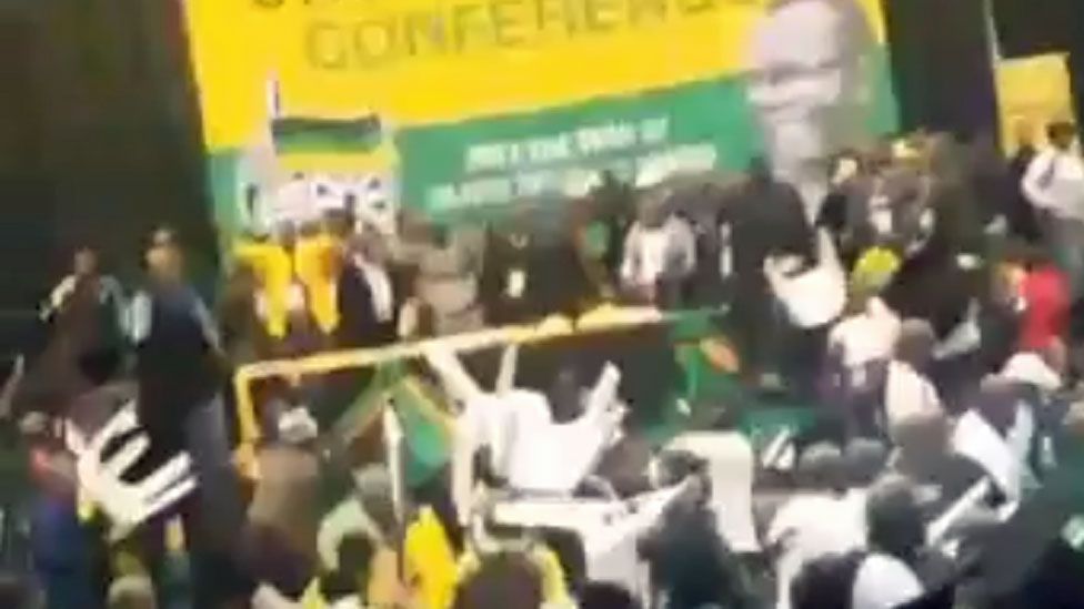ANC candidates fighting in East London, South Africa