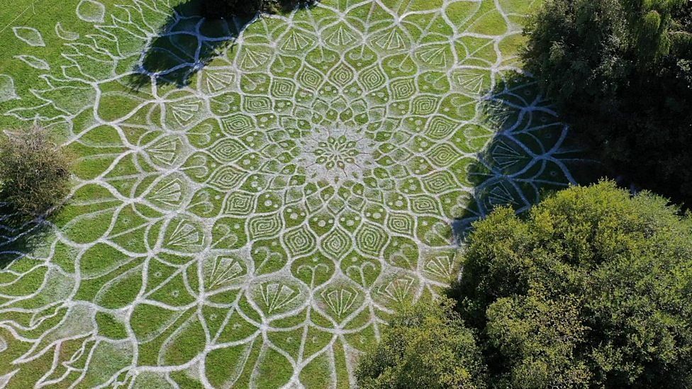 Mandala in Knowsley's Halewood Park