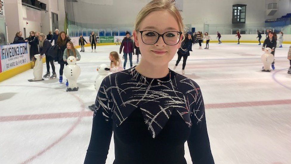 Ice skating challenge in Telford for cancer charity BBC News