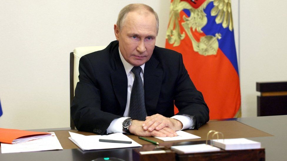 Tổng thống Nga Putin chủ trì cuộc họp của Hội đồng Bảo an bên ngoài Moscow