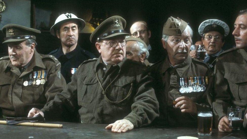 An image from a 1971 episode of Dad's Army