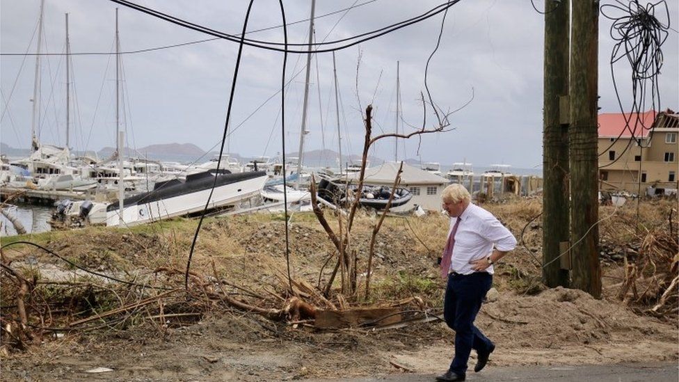Boris Johnson in British Virgin Islands