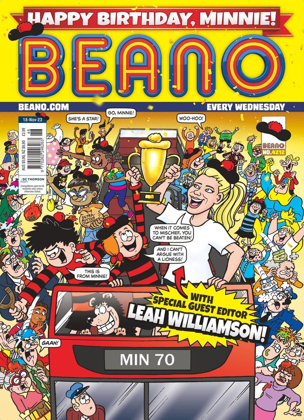 Minnie The Minx Beano Character Marks 70th Anniversary BBC News Minnie The Minx Beano Character Marks 70th Anniversary BBC News