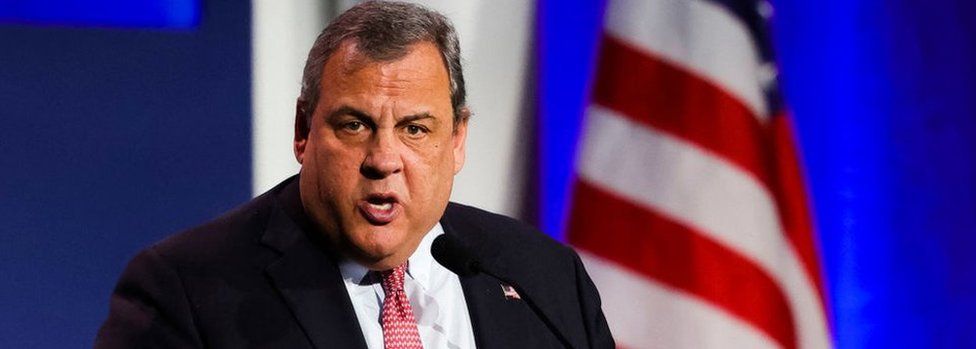 Former Governor of New Jersey Chris Christie speaks at the Republican Jewish Coalition Annual Leadership Meeting in Las Vegas, Nevada, on 19 November 2022