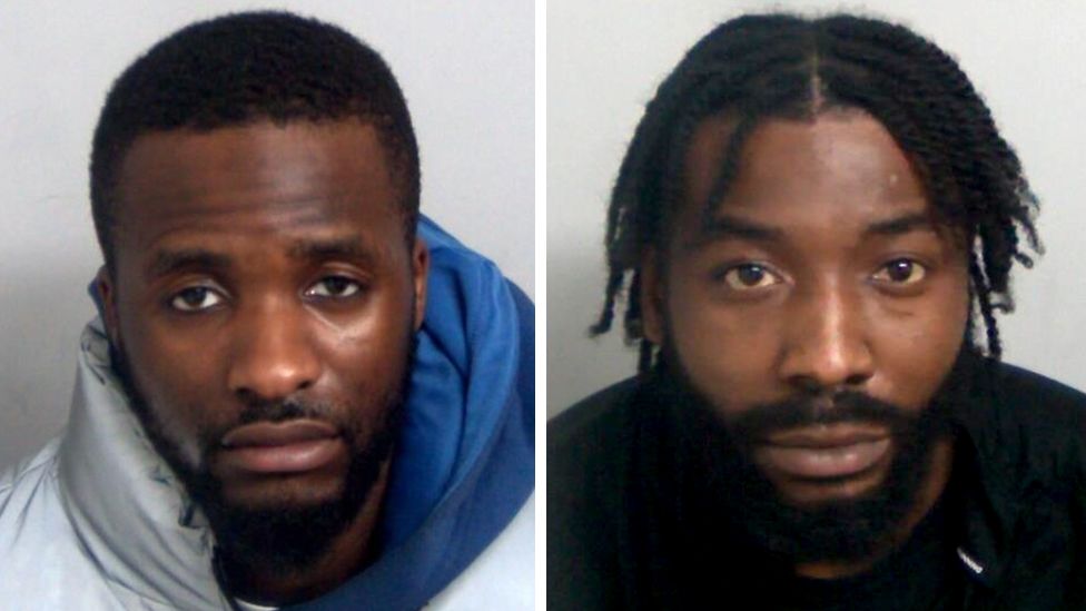 Ali Sesay (left), 28, of Kent, and Romario Henry, 31, of south-east London
