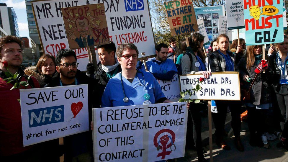 Junior Doctors Strike Calls For Fresh Industrial Action BBC News