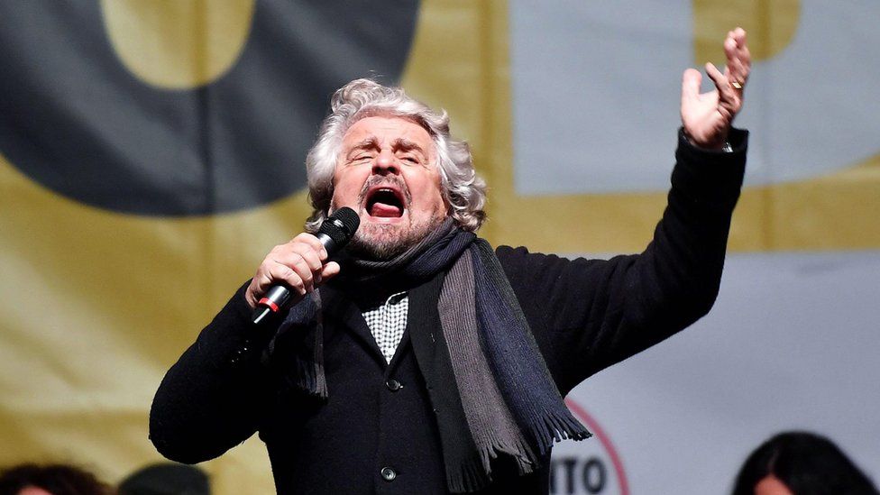 Five Star Movement's Beppe Grillo