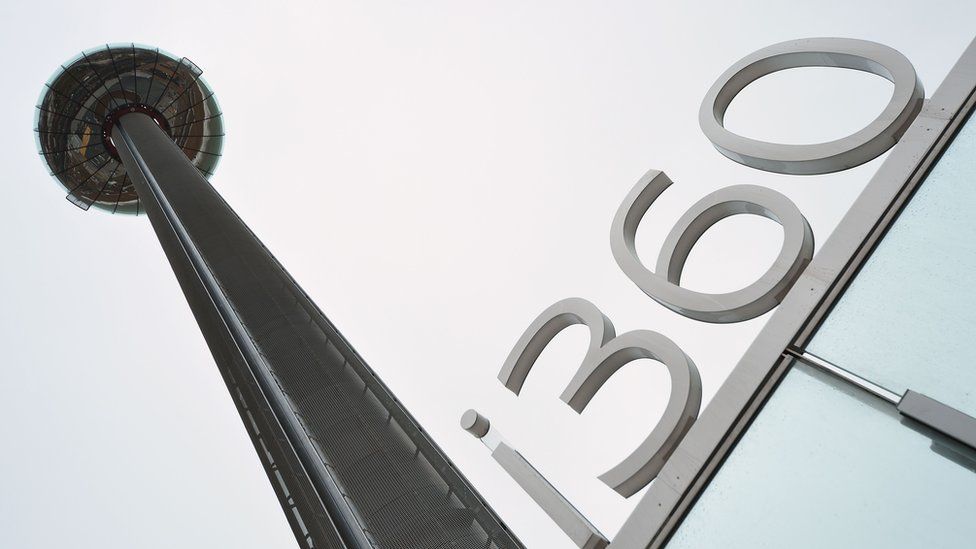 i360 tower in Brighton