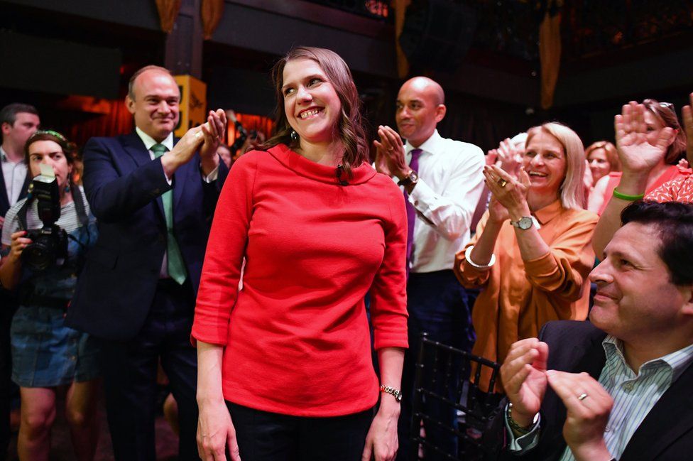 Jo Swinson is named as the new leader of the Liberal Democrats at Proud Embankment