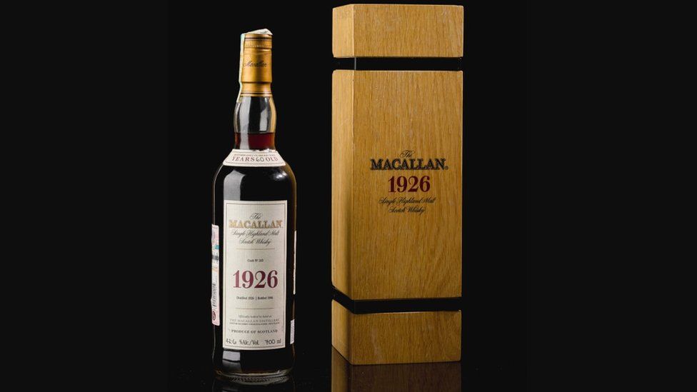 Record-setting Macallan 1926 single malt whisky