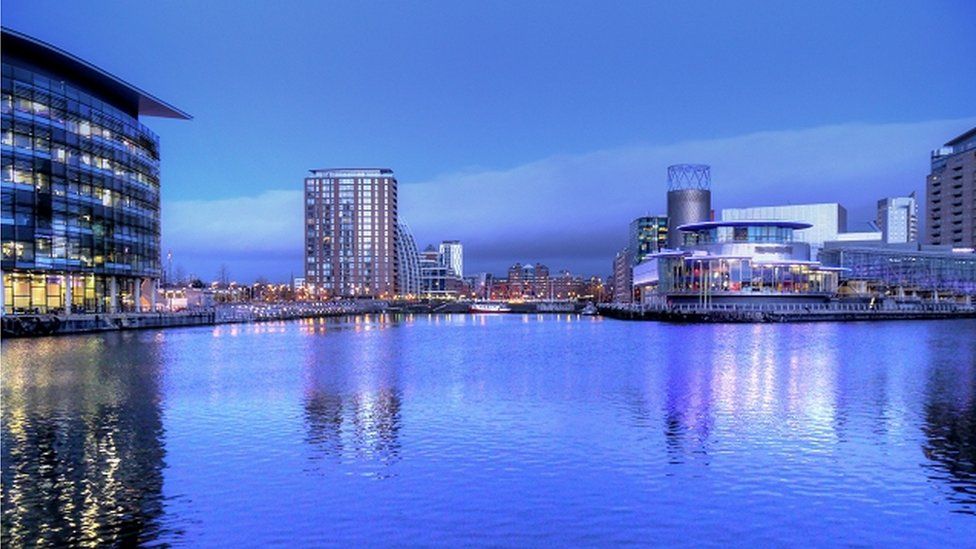 Salford City Council to create new Quays waterfront town centre - BBC News