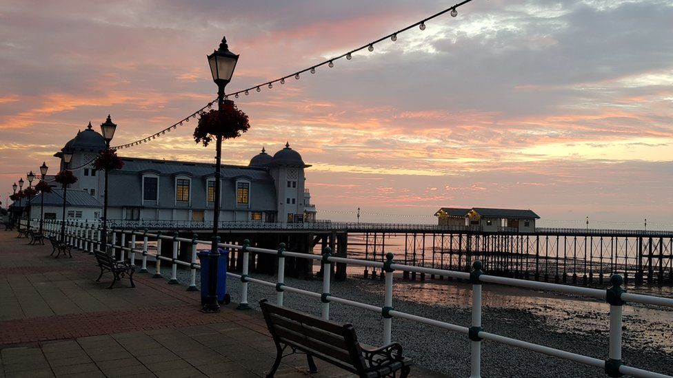 Phil Jones captures a moment of total tranquillity at Penarth Pier at sunset