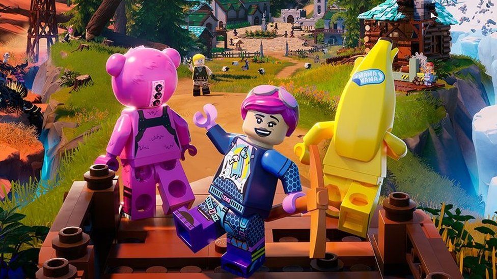 Lego versions of Fortnite characters
