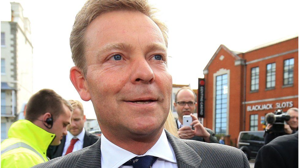 Craig Mackinlay campaigning for next week's general election
