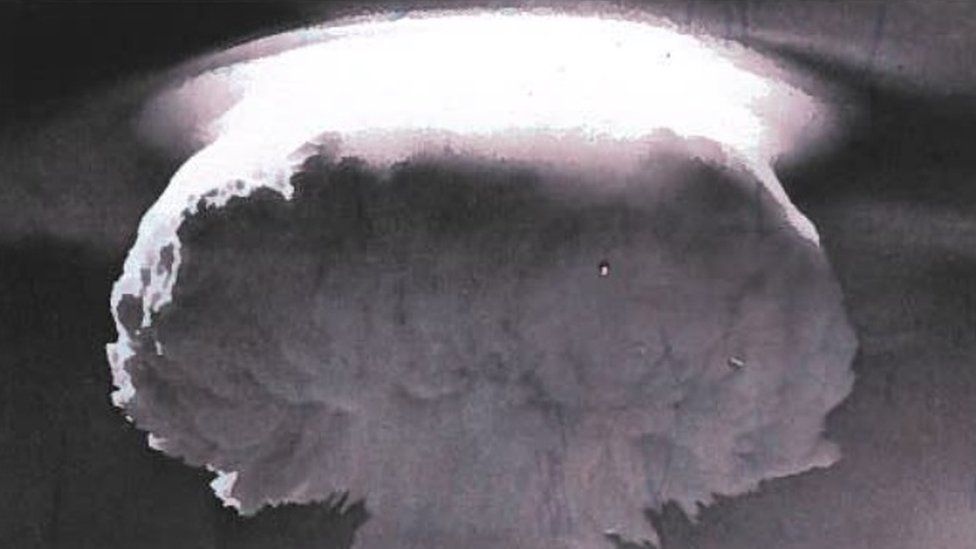 Nuclear Testing Explosion