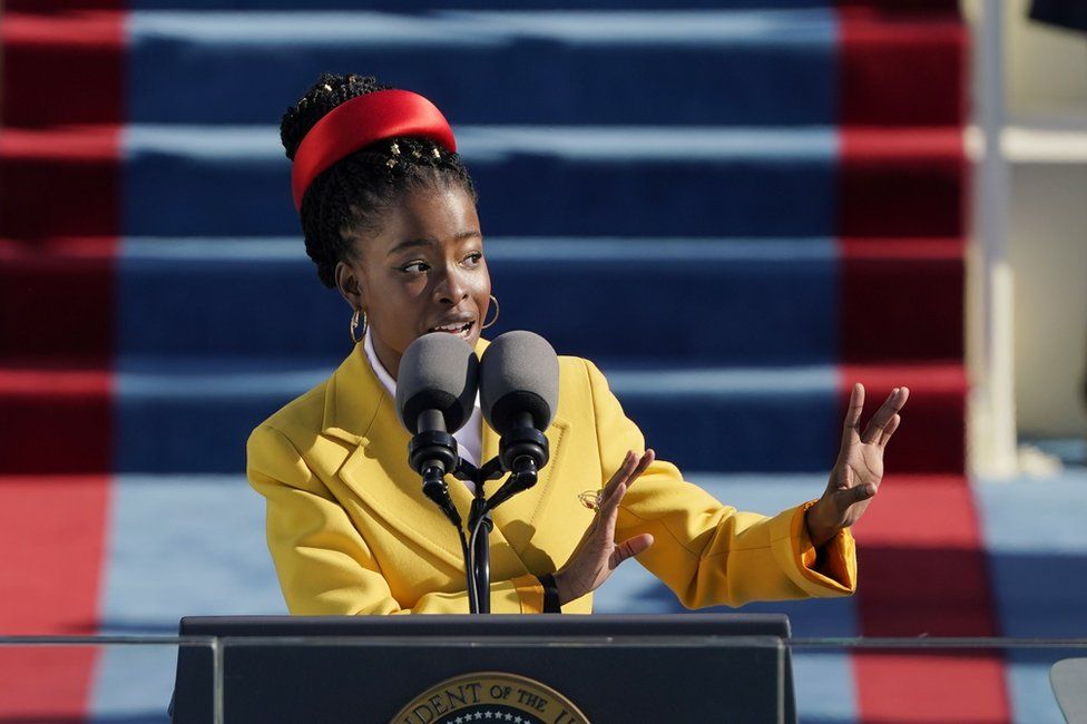 Amanda Gorman reads her poem at President Biden's inauguration