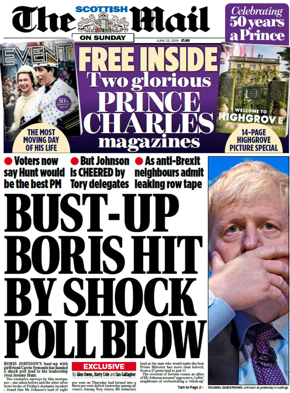 Scotland's papers: Call to release Boris tape and airport scanner fears ...