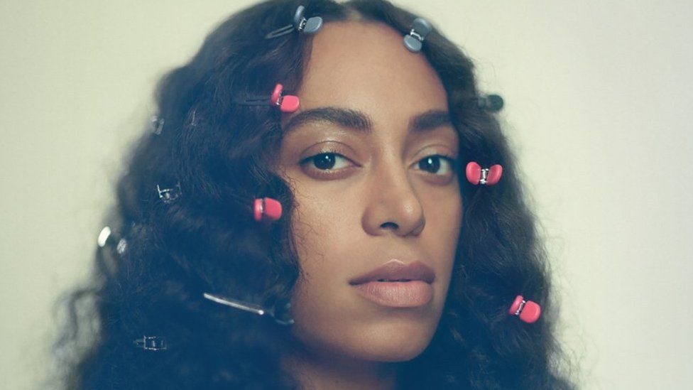 Album cover art for Solange's album A Seat at the Table