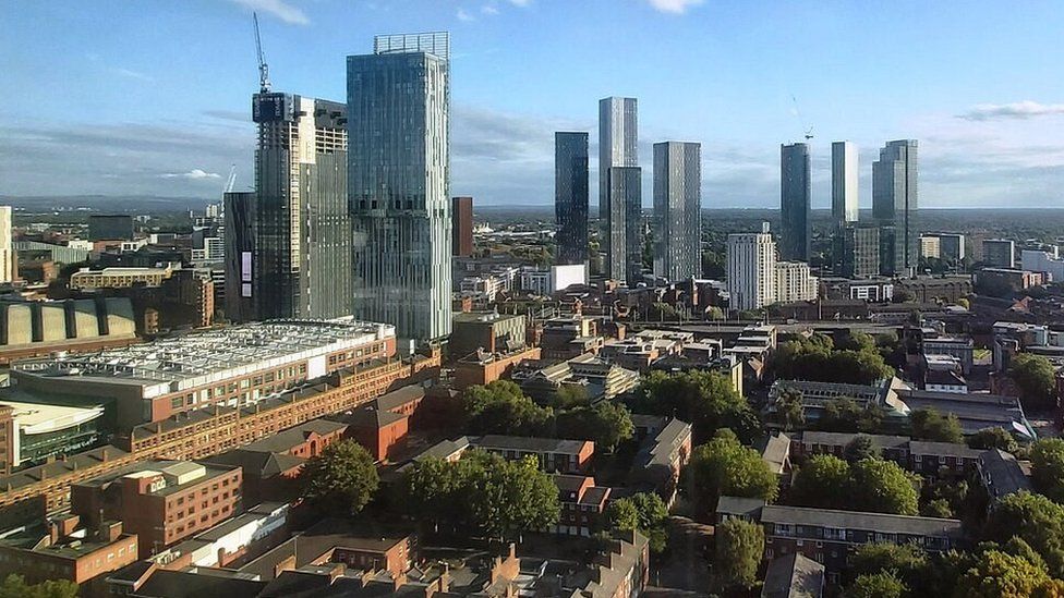 View of Manchester city centre