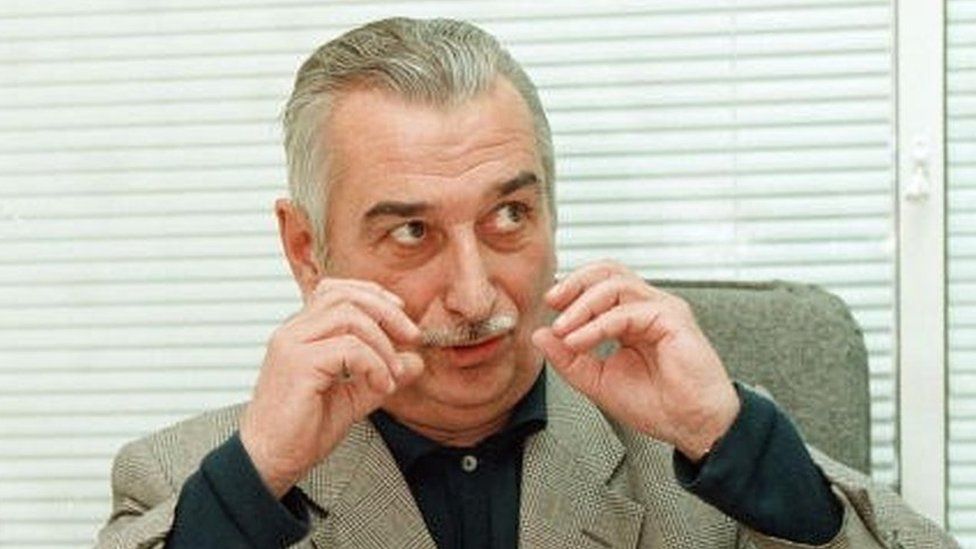 Yevgeny Dzhugashvili, the grandson of Josef Stalin in Moscow (file picture)
