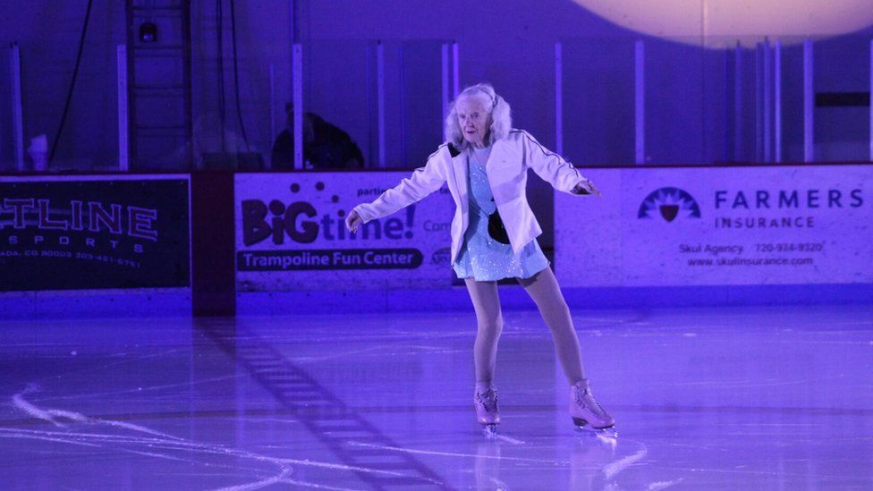 Ice skater Yvonne Dowlen