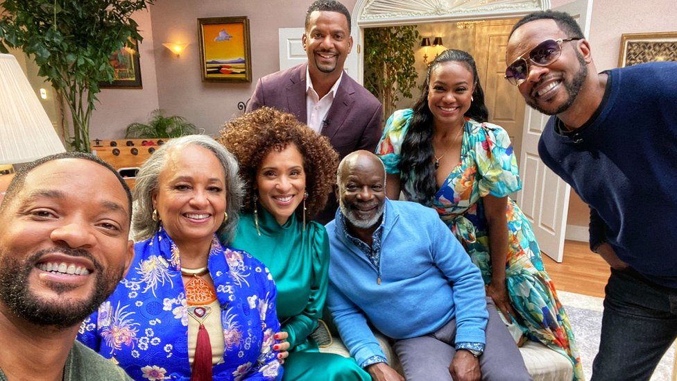 Joseph Marcell at the Fresh Prince Reunion