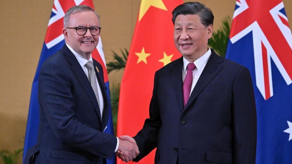 Albanese and Xi meet on the side-lines of the G20