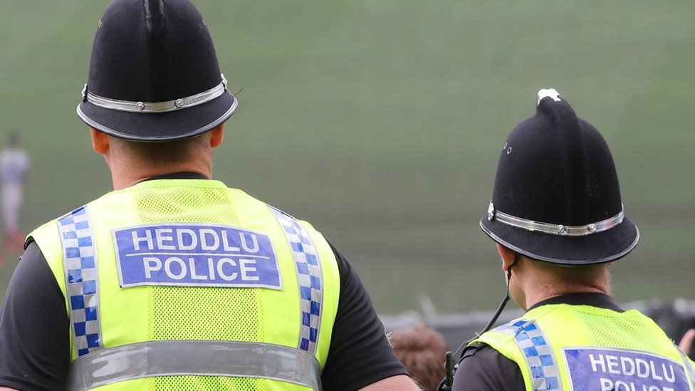 Welsh police officers