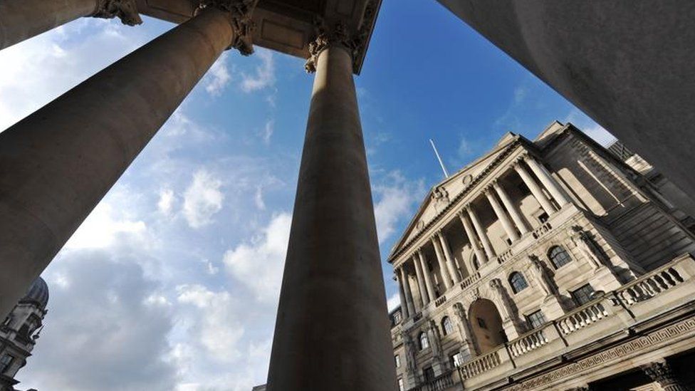 Bank of England erecting