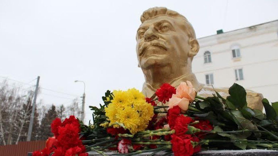 The bust of Stalin in Penza