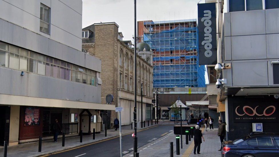 Southend Two men stabbed in incident outside MooMoo BBC News