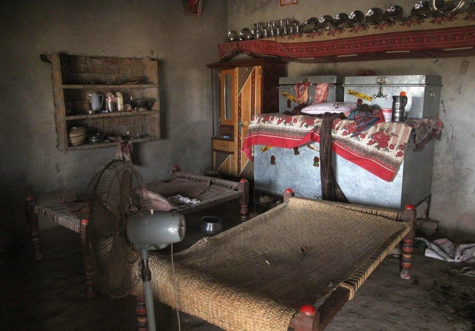 A room in Muzaffarabad where a Pakistani teenage girl was said to have been raped
