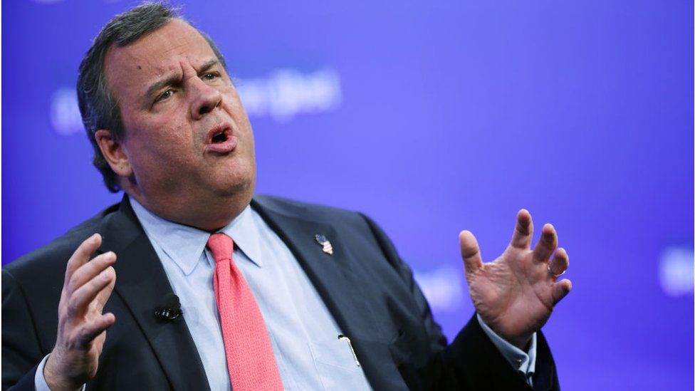 Former New Jersey governor Chris Christie