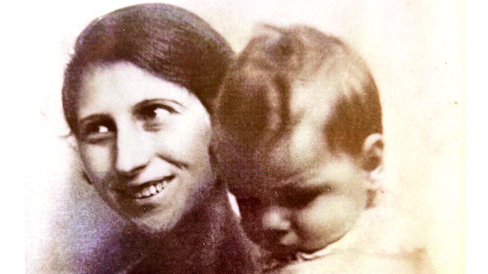 George Shefi and his mother, Marie
